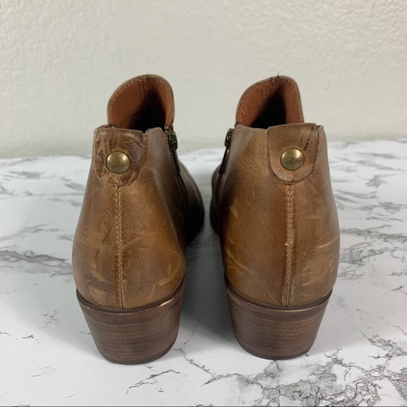 Steve Madden Ajay Brown Leather Ankle Bootie 10M - Picture 5 of 11